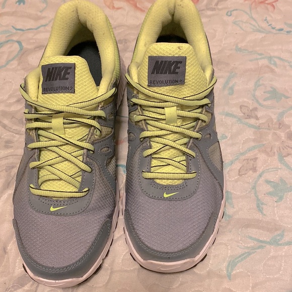 Nike Neon Tennis Shoes - Picture 2 of 4